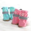 4pcs/set Anti-slip Pet Dog Shoes Waterproof Pet Rain Shoes Adorable Puppy Booties  Small Medium Dog