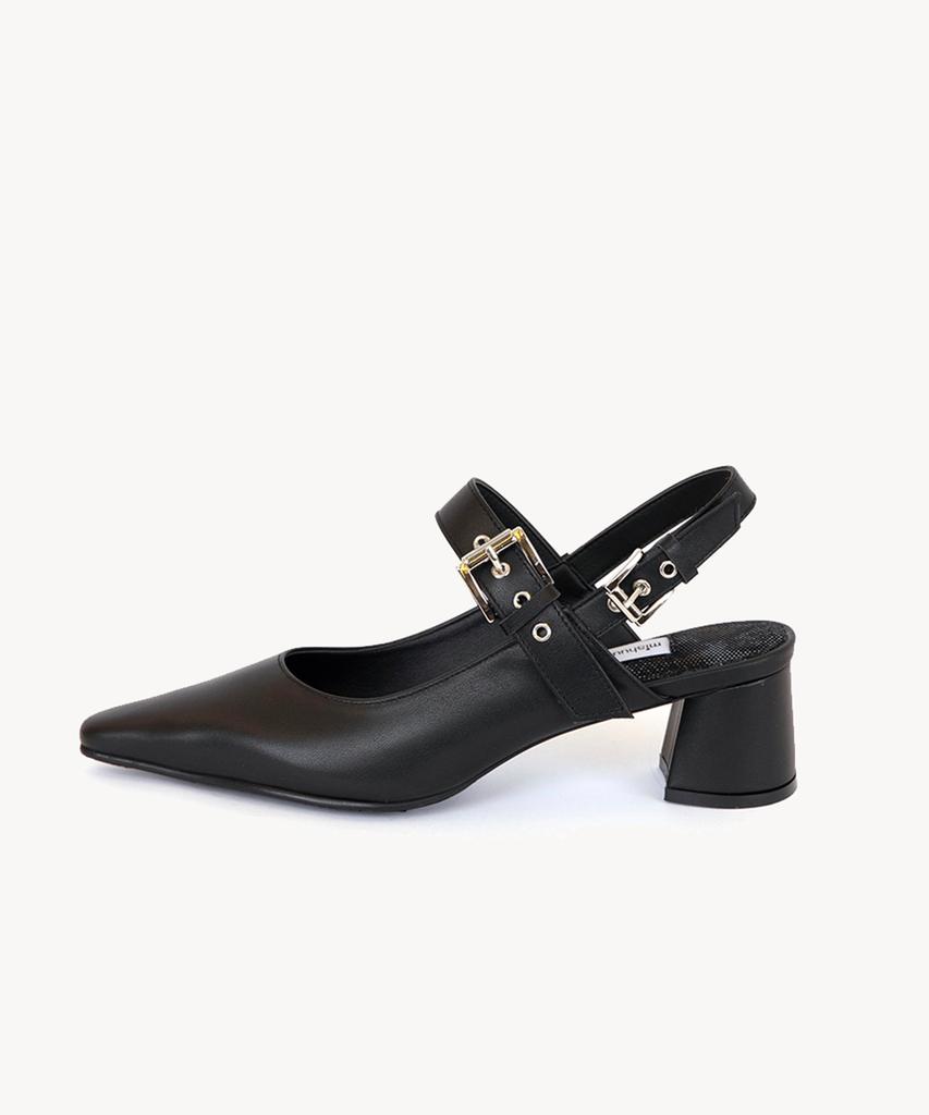 Mishuu Somuch Kara Classic Buckle Mary Jane_Black