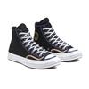 Converse 1970-е Chuck Taylor All Star Классические Универсальные Высокие Кеды из Канваса Унисекс Кроссовки Угольно-Черный 171409C