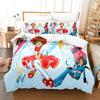 Anime Sakura Girl Duvet Cover pillowcase Bedroom Decoration Children Gift adult Single Double bed Large SizeZip Duvet Cover