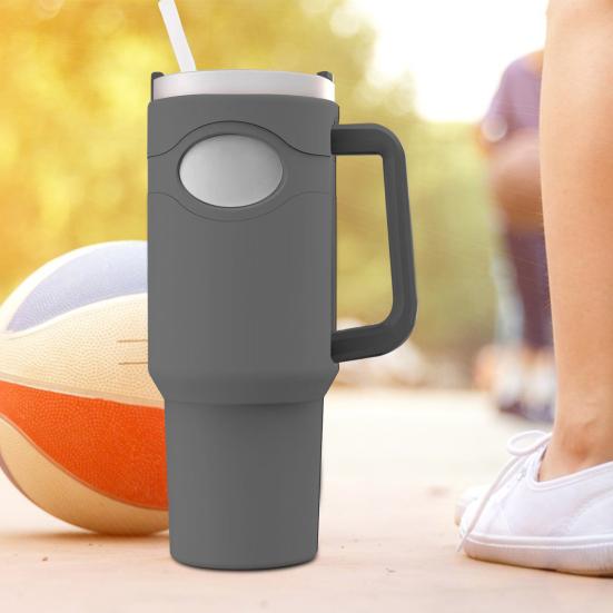 Силиконовый чехол для стакана 40 унций, шумоподавляющий, устойчивый к царапинам, пищевой, без бисфенола А, для путешествий
