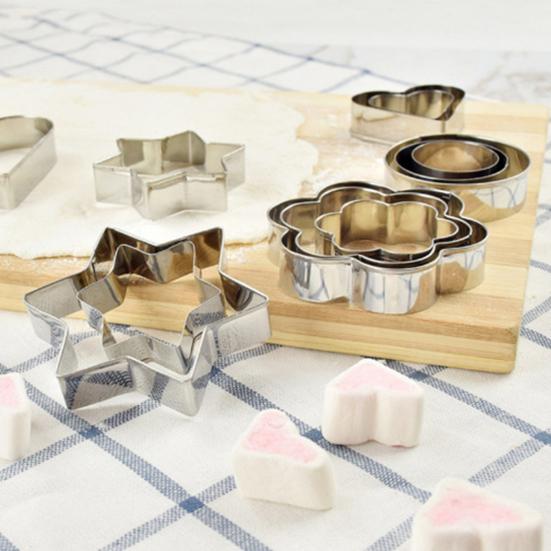 30 шт./компл., набор мини-формочек для печенья из нержавеющей стали, легко хранить, забавные формы, уникальные антикоррозийные формы для детей