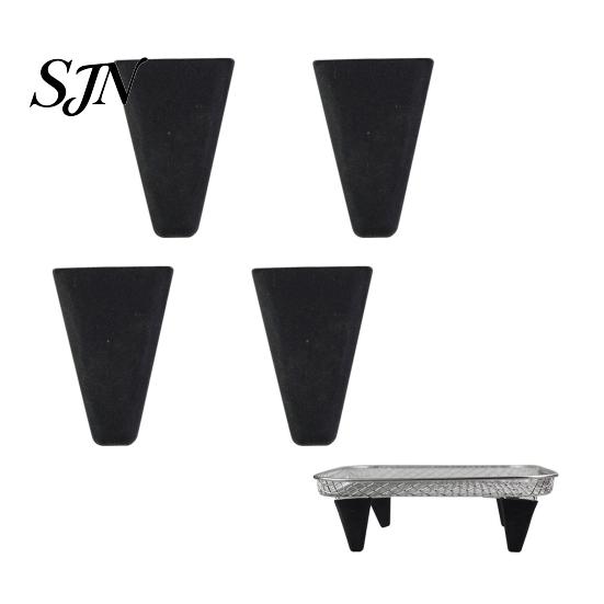 Non Slip Air Fryer Accessory Silicone Feet for Rack, Triangle Heightening Buffer Pads, Heat Pot Protection Resistant Non-slip Replacement Fryer,