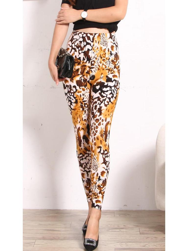 Leopard Print High Waist Stretch Leggings - Stylish and Comfortable Women's Skinny Pants, Hot Sale!