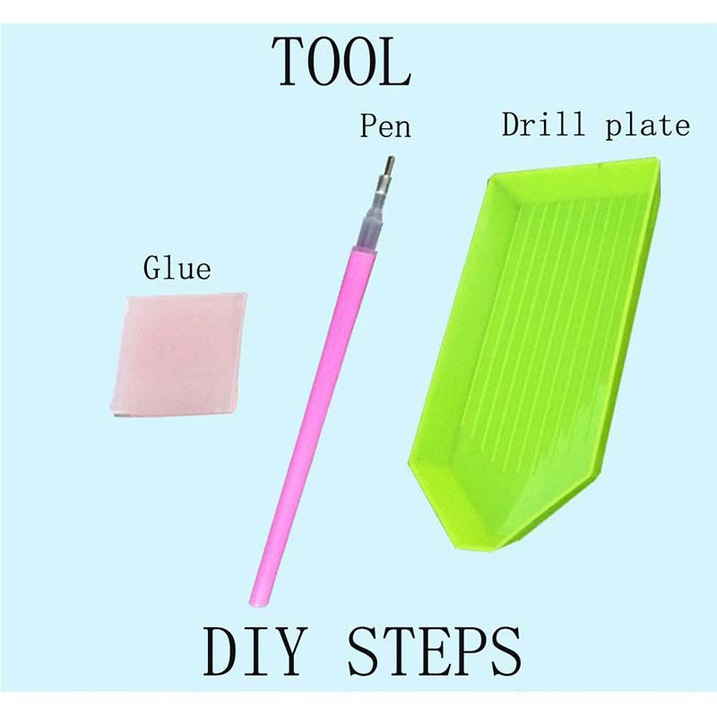 5D Diy Алмазная картина Набор Симпатичные животные Алмазная вышивка Мозаика крестиком Украшение для дома Подарок