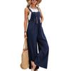 Women Loose Fit Fashion Overalls Wide Leg Baggy Bib Overalls Jumpsuit Dungarees Summer Jumpsuit Casual Elegant Overalls Summer
