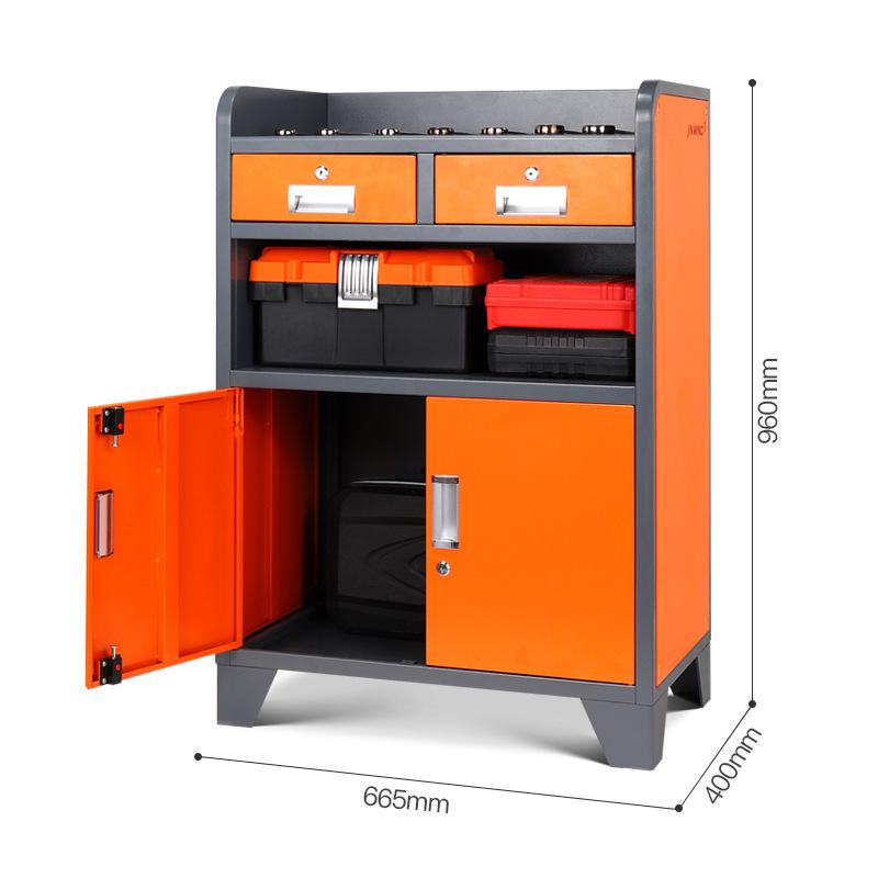 Industrial Heavy-Duty Workshop Tool Cabinet with Double Doors for Multi-Functional Tool Storage