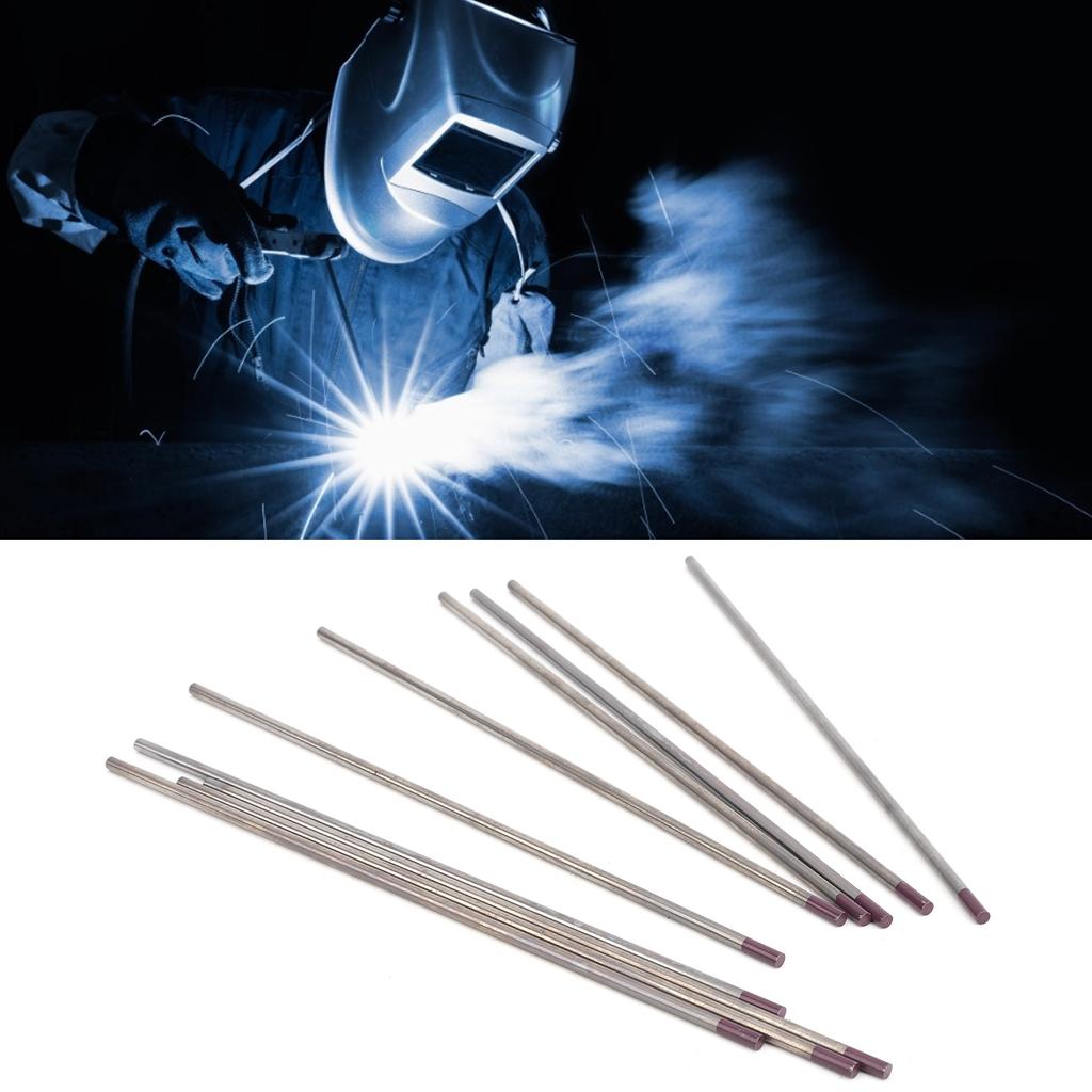 10 шт. WES TIG вольфрамовый электрод фиолетовый наконечник сварочный стержень расходный материал для пайки 0,13x6,9 дюйма