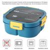Student Bento Box Thick Material Partition High Capacity Anti-leak Three Compartments Food Storage Leakproof Micro Heated Students
