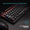 Проводная RGB механическая клавиатура и мышь Rapoo V500pro/V22s