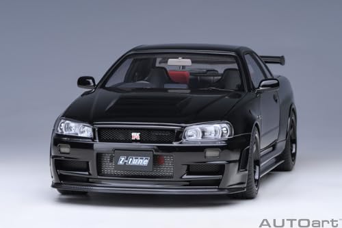 AUTOart 1/18 Scale Nismo R34 GT-R Z-tune Black Pearl Finished Product
