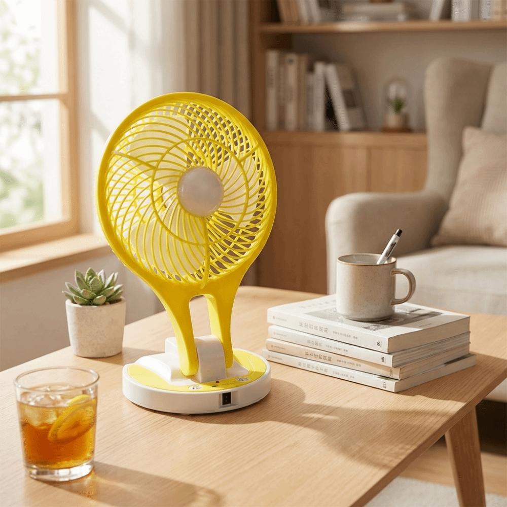 Lightweight USB Powered Fan Compact Design Personal Cooler Portable Desk Fan Outdoor Use