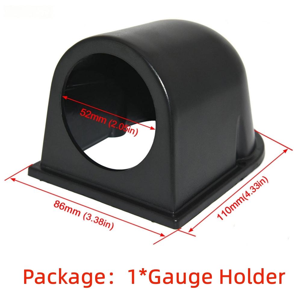 2 inches 52mm Universal Car Gauge Bracket Black Single Bracket Double Bracket Triple Bracket Car Gauge Pod Car Meter Holder