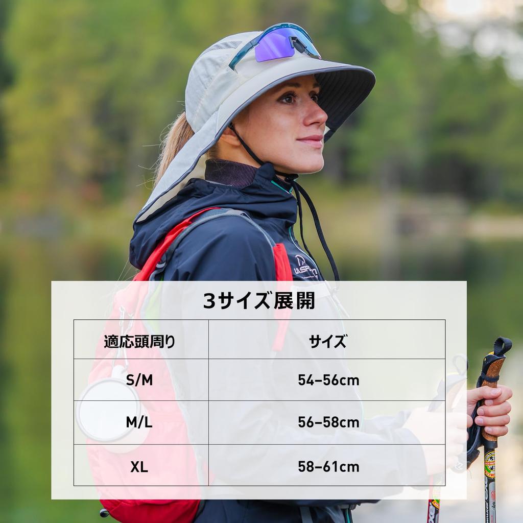 Шляпа Safari Hat для приключений Boonie Fishing UV Military Sun Sunshade Chin Wide UV Protection XL [TOP-EX] для женщин, Шляпа, складная, с хвостиком, Шляпа, Шляпа,