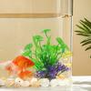 Искусственные водные растения, устойчивые к выцветанию, имитация пластика, гидропонная трава, яркий аквариумный ландшафтный декор для аквариумов с рыбами и рептилиями