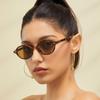 Retro Small Oval Sunglasses Women Men Rivets Shades Fashion Eyewear European American Style Sun Glasses UV400