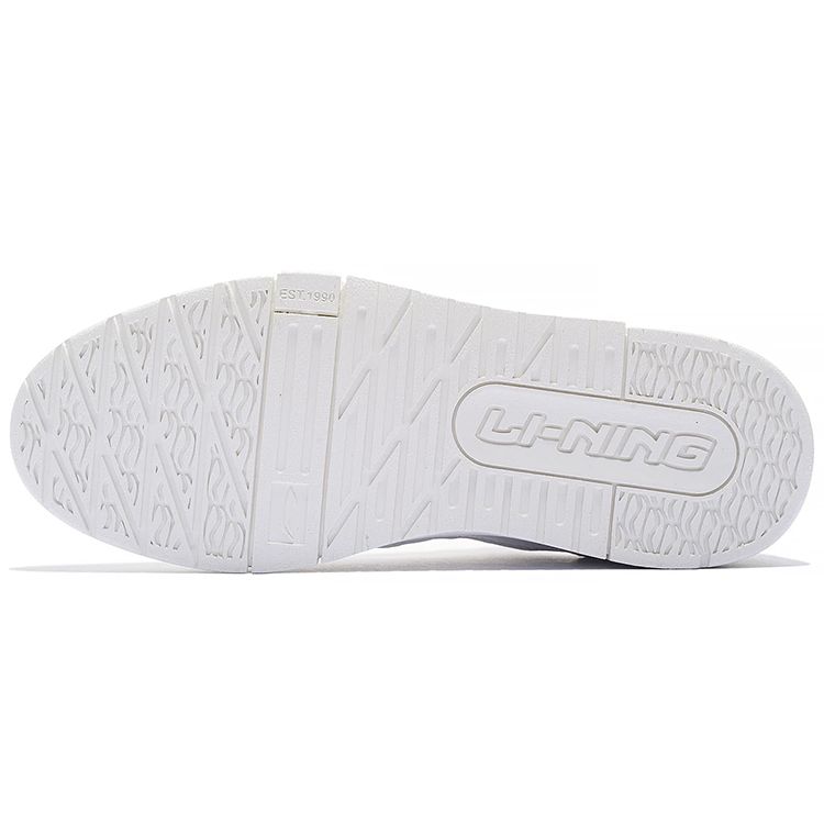 Li Ning 001 Btc Удобные мягкие классические повседневные низкие кроссовки женские кроссовки белые синие AGCS104-2