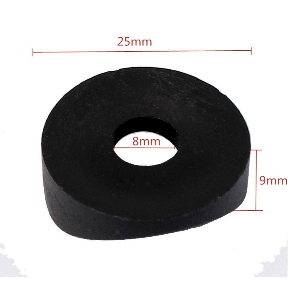 12 шт. черные шайбы 25 мм x 8 мм x 9 мм, круглые пружинные шайбы, пластиковые шайбы высокого качества