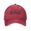 BMTH Bring Me The Horizons Brutal Logo Casual Baseball Cap For Couple Women Summer Trucker Hat Design Breathable Baseball Caps