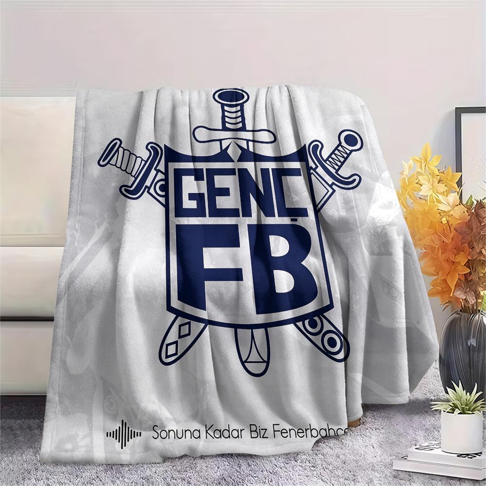 Fenerbahçe Youth Print Flannel Blanket, High quality Comfortable for All Seasons, Home Decor, Warmth and Comfort