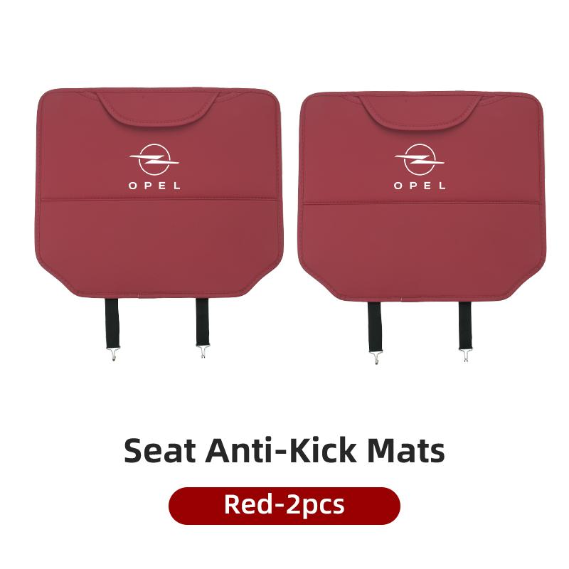 AAAYQ1 Car Seat Anti-Kick Pad Seatback Storage Protector Cover Accessories For Opel Astra Insignia Corsa Zafira Meriva Mokka Vivaro