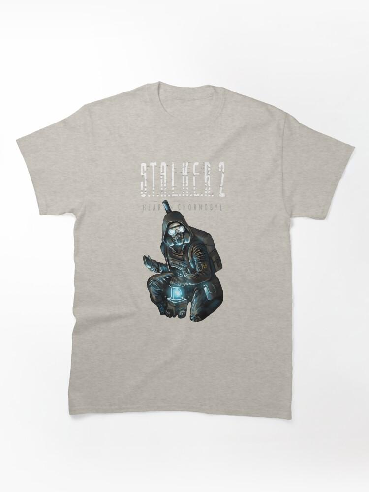 S.T.A.L.K.E.R. S.T.A.L.K.E.R. 2 Heart Of Chornobyl Loner S.T.A.L.K.E.R. With Artifact Container Classic T-Shirt