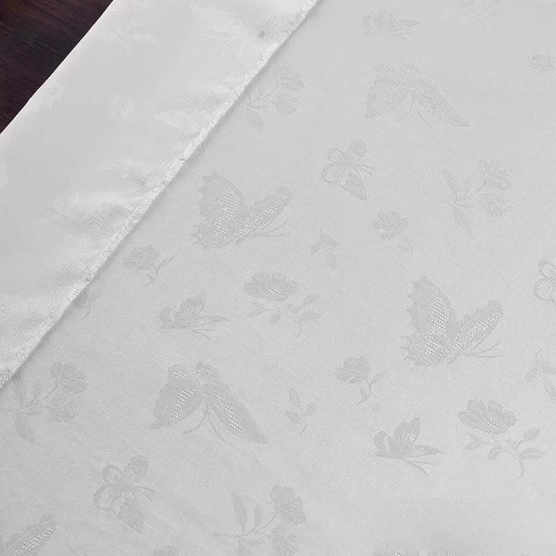 50x148см Жаккардовая Хлопково-Льняная Ткань с Бабочками для Шитья своими руками Платье Рубашка Юбка Брюки Одежда Винтажная Летняя Ткань