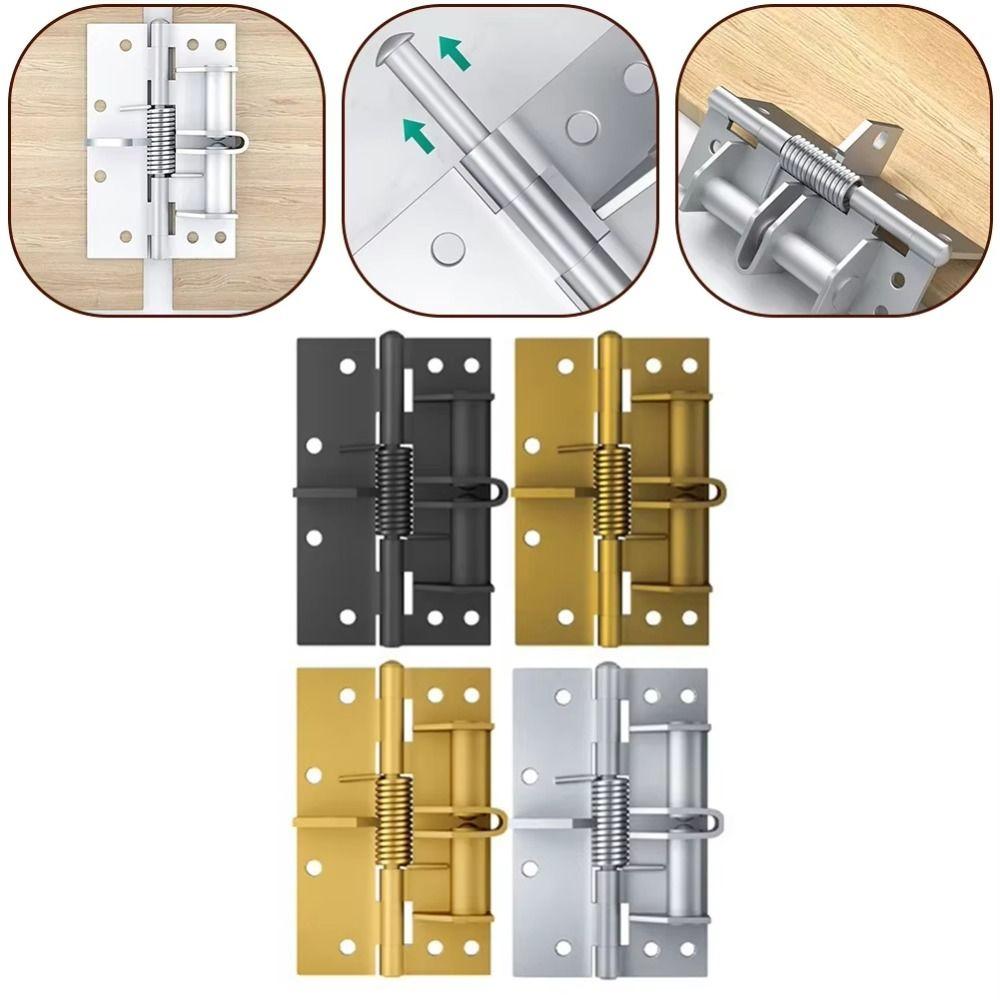 90 Degree Automatic Closing Hinge Self-Closing Invisible Door Spring Hinge Door Closer Cabinet