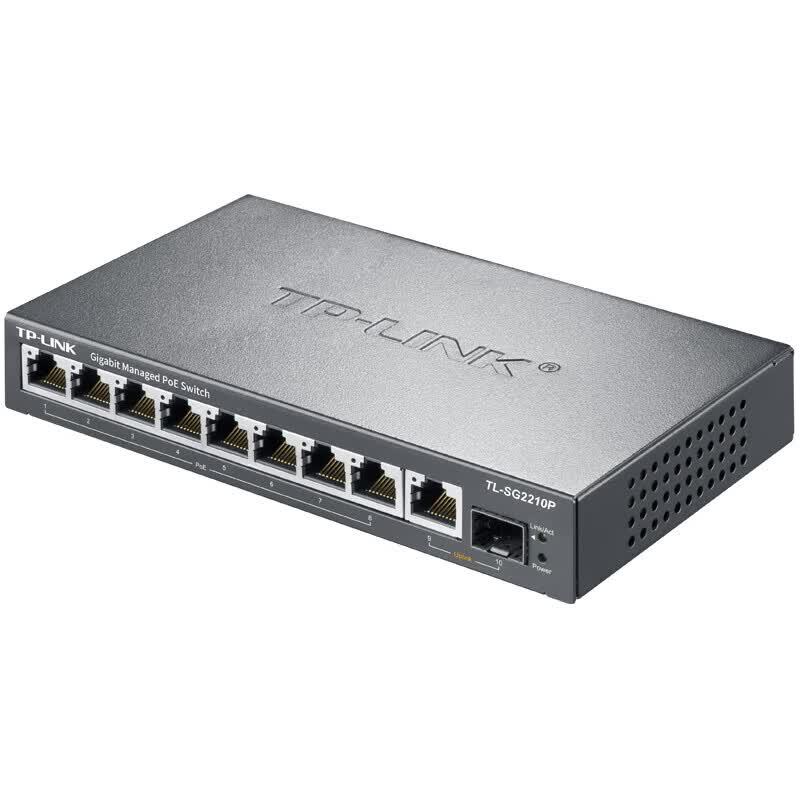 TP-Link 10-Port Full Gigabit Web/Cloud Managed PoE Switch CN plug (adapter included)