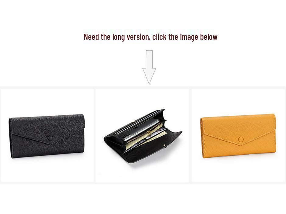 Женский компактный кошелек в японском стиле, милый, из мягкой коровьей кожи, простой складной конверт, монетница