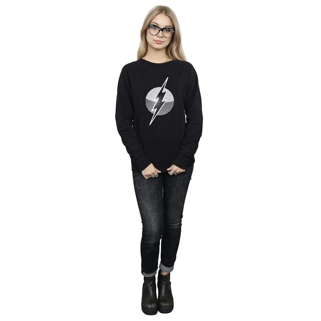 DC Comics Womens/Ladies Flash Spot Logo Sweatshirt