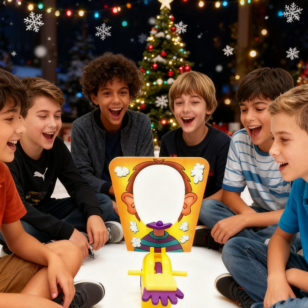 Interactive Birthday Cream Punch Face Machine-Fun Tabletop Puzzle Game for Kids,Perfect Birthday Holiday Gift for Kids