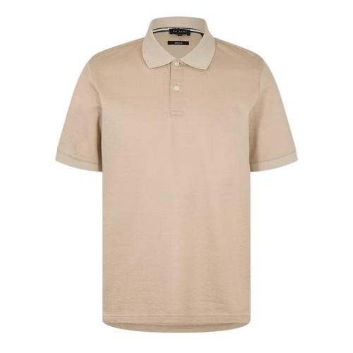 Ted Baker Mens Auguso Textured Jacquard Polo Shirt