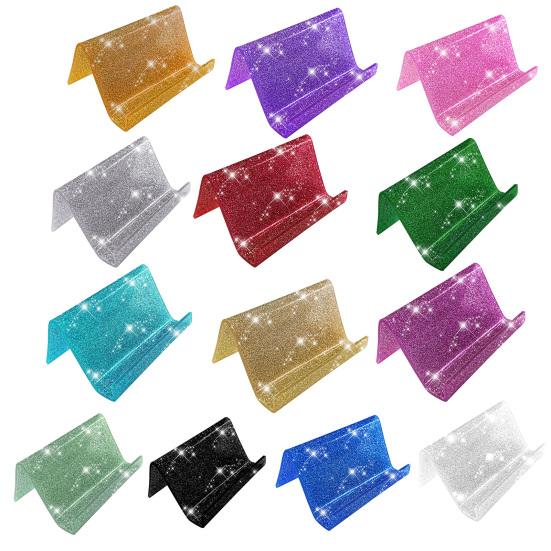 Акриловый держатель визитных карточек для стола, блестящий настольный органайзер для визитных карточек для домашнего офиса