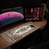 XXL Persian Traditional Rug Floral Large Mousepad Vintage Oriental Pattern Deskmat Non-Slip Rubber Gaming Pc Keyboard Gamer Mats