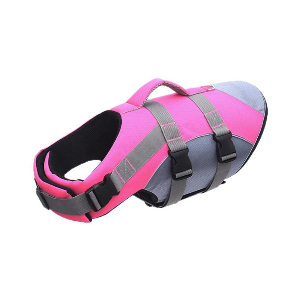 Dog Swimming Life Vest with Safety Reflective Stripe Adjustable Elasticity Pet Dog Swimming Coat