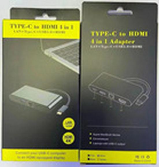 Многофункциональная док-станция 8-в-1 Type-C с Ethernet, USB, кардридером, HDMI