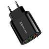 3-портовое USB-зарядное устройство 2,4 А QC3.0, стандарт ЕС/США, умный дорожный адаптер для мобильных телефонов