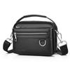 Men's Leather Crossbody Shoulder Bag Waterproof Messenger Bag Sling Satchel Bag for Business Travel