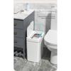 1PC Smart Bathroom Trash Can Automatic Bagging Electronic Trash Can White Touchless Narrow Smart Sensor Garbage Bin Smart Home 15L
