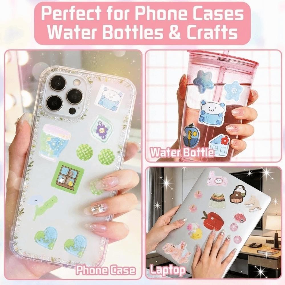 20 Sheets Sticker Book DIY Scrapbook Sticker New Diary Sticker  Stationery Supplies