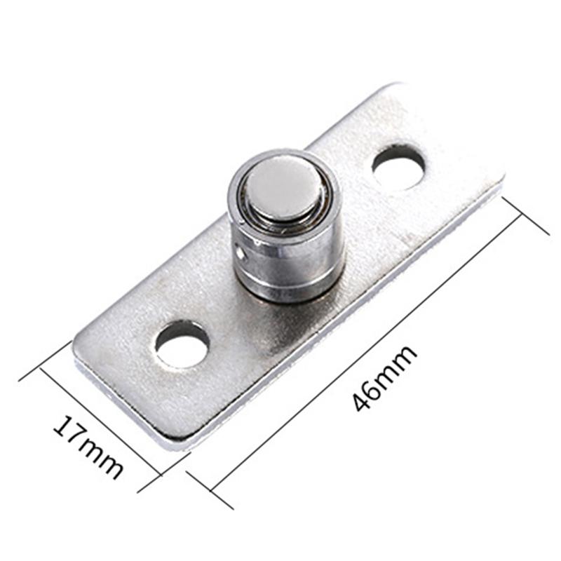 2Pcs Floor Mount Sliding Wooden Door Guide Roller Retainer Top