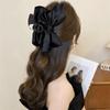 Satin Bow Exquisite Hair Clip for Short Hair - Korean Style