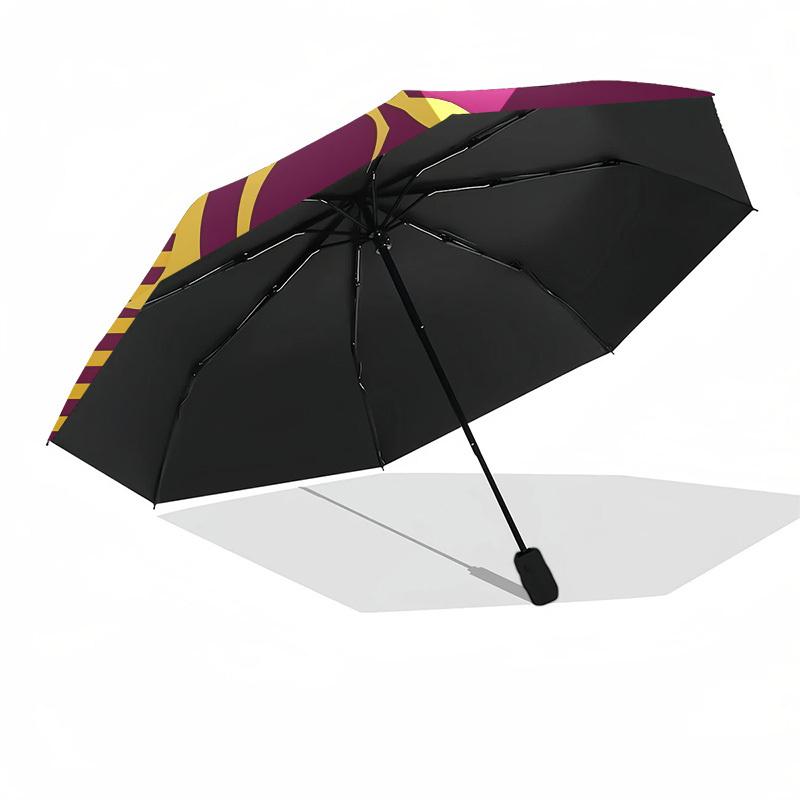 Broncos, Brisbane Automatic Opening and Closing, 8 rib Structure Portable Umbrella, Suitable for Men and Women in All Seasons Perfect Gift