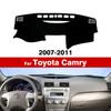 Для Toyota Camry 2007 2008 2009 2010 2011 Накладка на панель Коврик Коврик для приборной панели Солнцезащитный козырек Защита от УФ-лучей Автоаксессуары Накладка на приборную панель автомобиля
