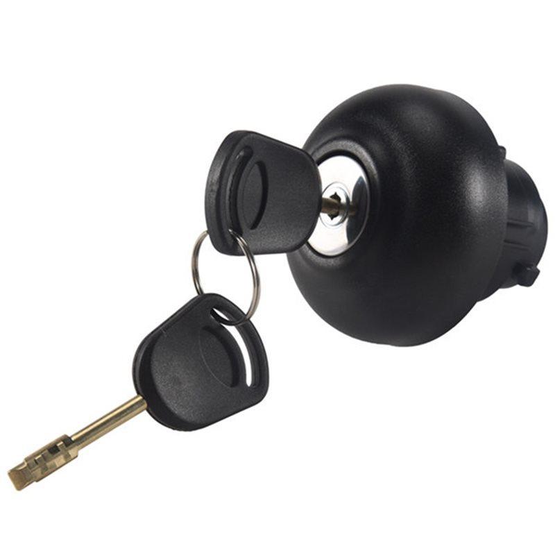 2Set Car Fuel Tank Cap Filler Cap Inner Cap Lock With Keys 9C119K163AA For Ford Transit 2006-