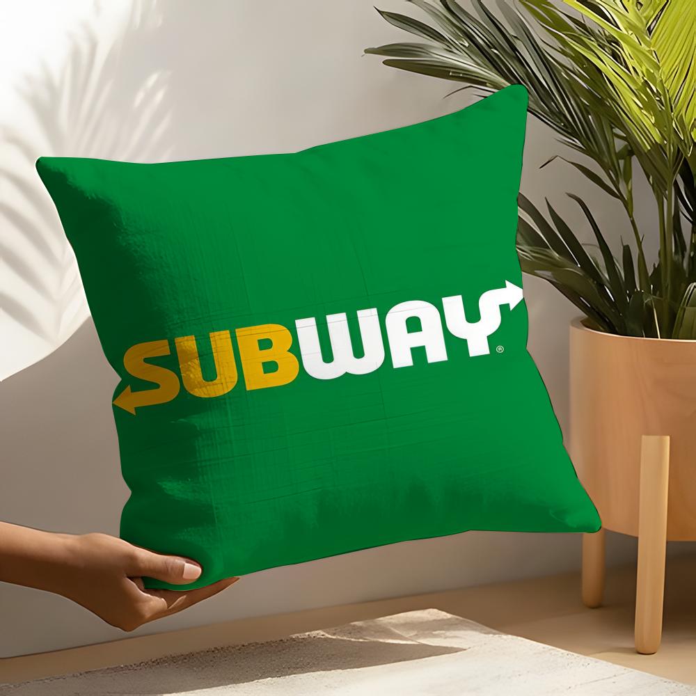 Ресторан быстрого питания S-Subway Llc Наволочка Льняные Чехлы для Подушек Для Декоративного Дивана Домашние Чехлы для Подушек Чехлы для Подушек Автомобильного Сиденья