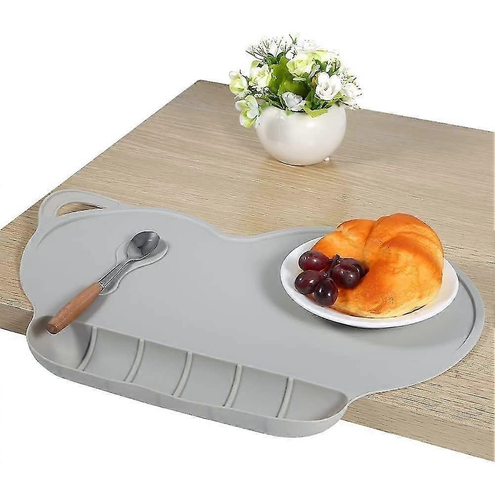 Children's Placemat - Silicone Waterproof Portable, Non-slip Placemats