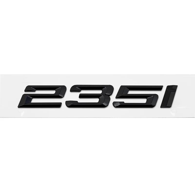 ABS Car Rear Trunk Letters Logo Badge Emblem Sticker For BMW 2 Series 216i 218i 220i 225i 228i 230i 235i 240i F22 F23 F46 F45