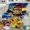 3D одеяло с изображением монстров из Digimon Adventure, Мягкое покрывало для дома, спальни, кровати, дивана, пикника, путешествий, офиса, детское